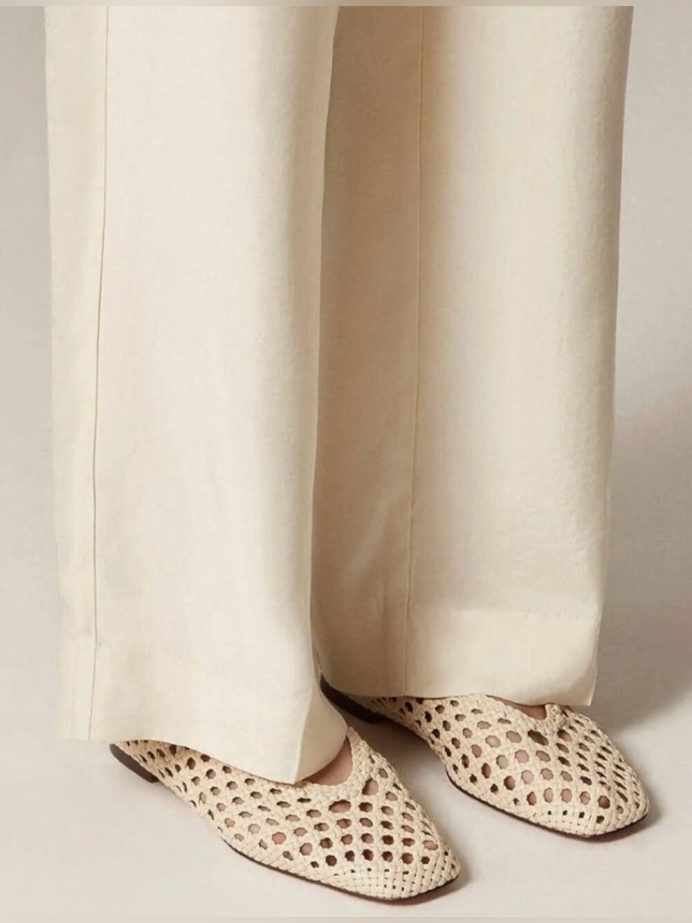 J.Crew Quinn Handwoven Ballet Flats in Leather - Picture 3 of 11